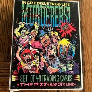 The Incredible True Life Murders trading cards